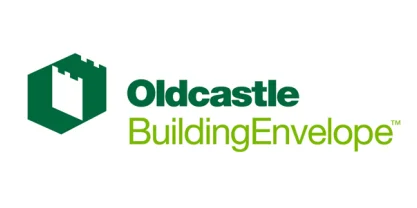 Oldcastle BuildingEnvelope logo with a green castle icon and company name in green and light green text.