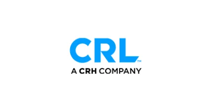 Blue CRL logo above black text reading A CRH COMPANY on a white background.